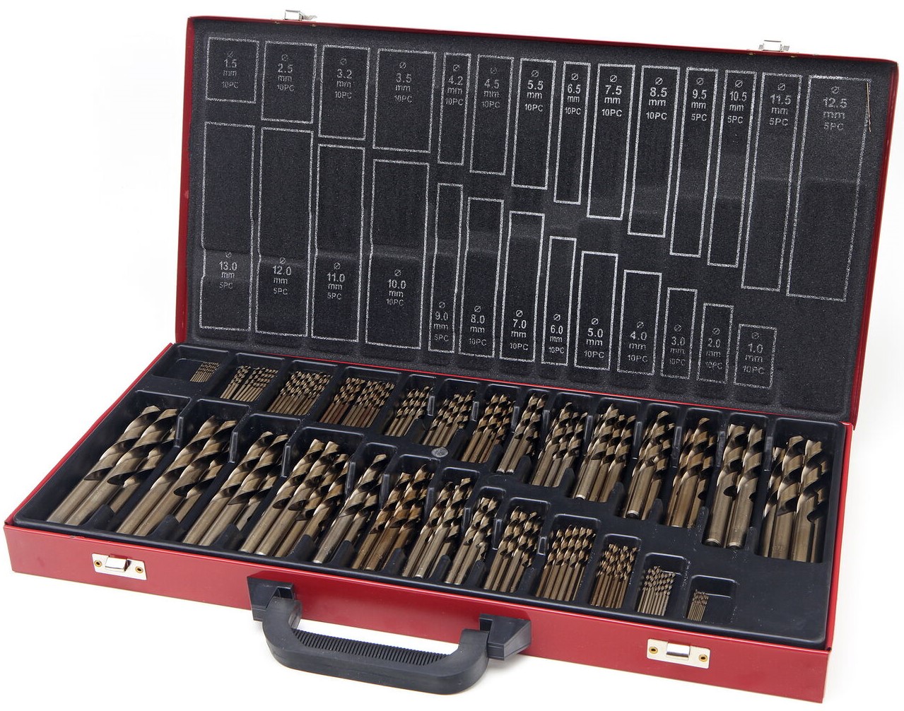 Bohrer Kobalt HSS 1-13mm - 230tlg Set