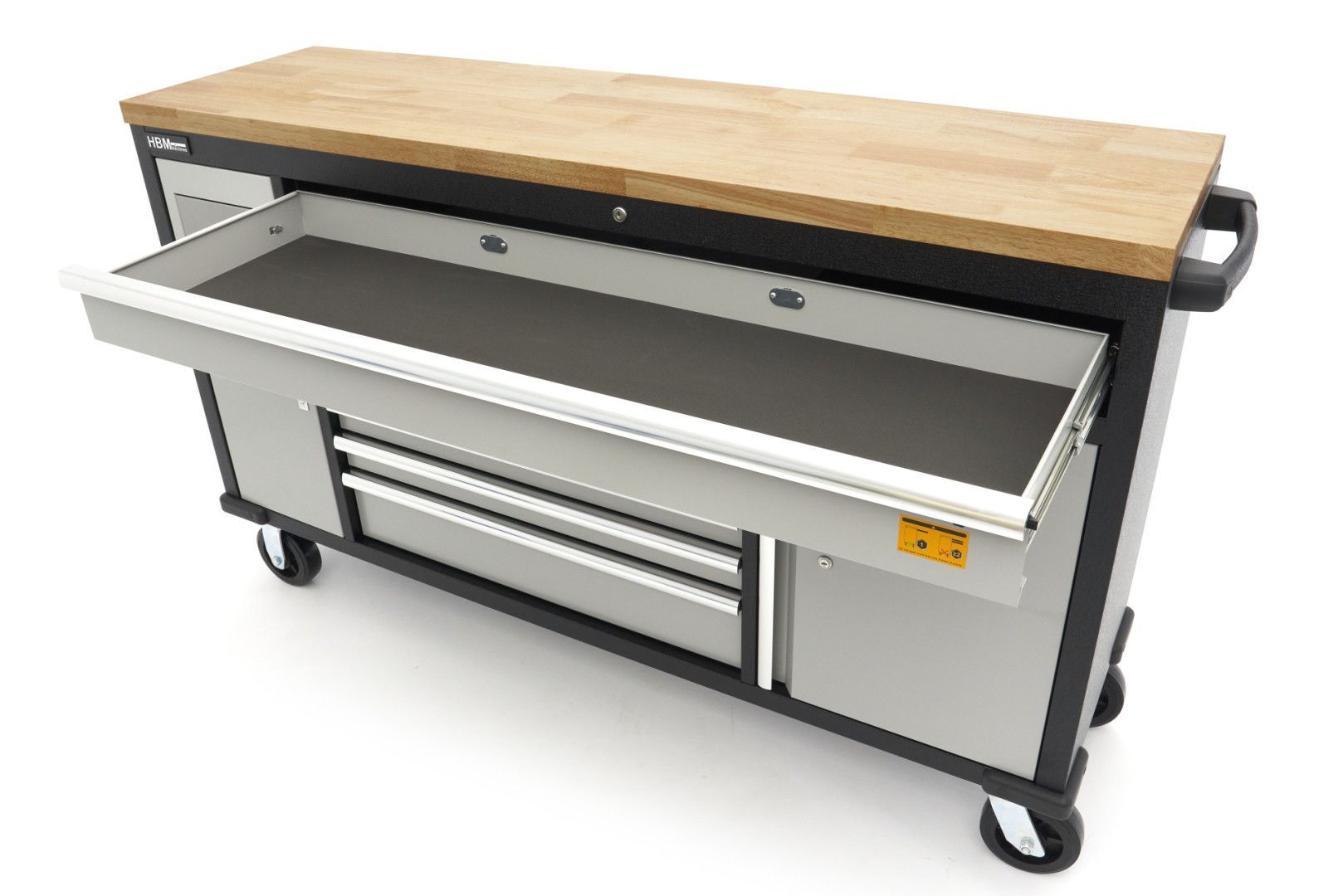 hbm-168-cm-professionele-verrijdbare-gereedschapswagen-werkbank-met-massief-houten-werkblad_7_nrH130176