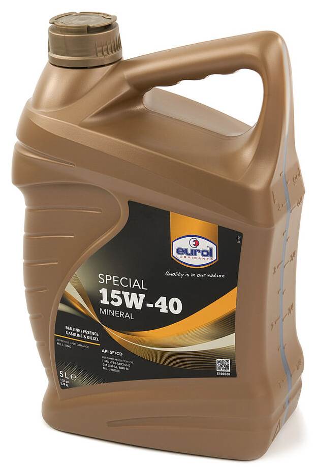 eurol-special-olie-voor-aggregaten_0_nrE100060-1L-nrE100020-5L0foS3ns4ydxnN Mineralöl 15W-40 für Motor & Generator 5L