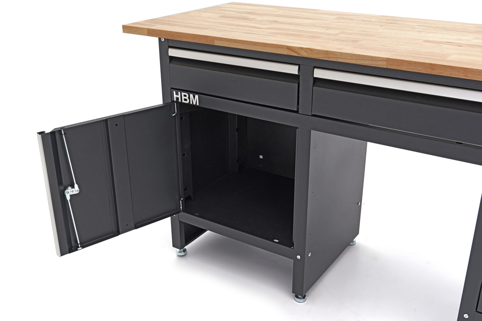 hbm-171-cm-werkbank-met-6-laden-1-deur-en-massief-houten-werkblad_6_nr10914