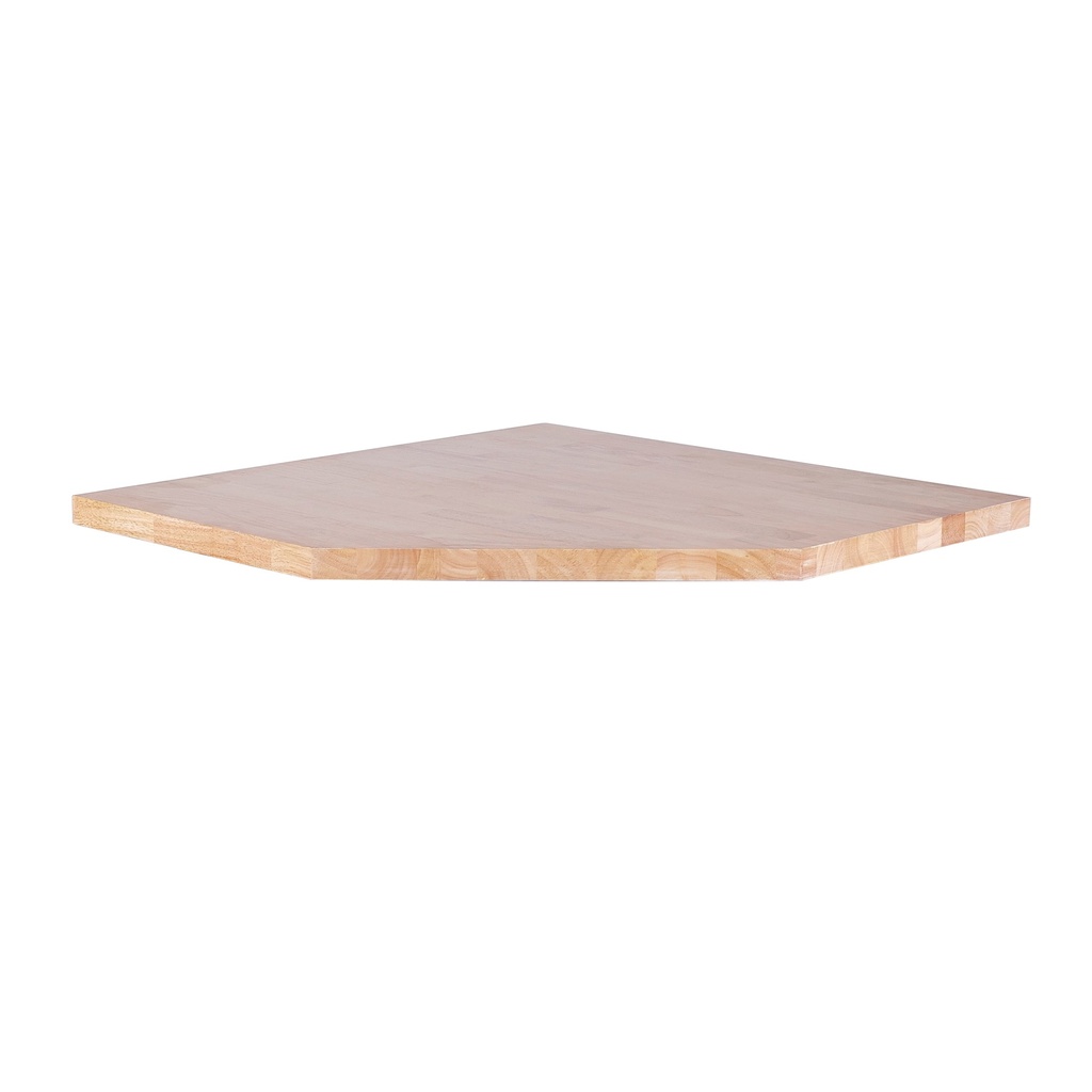 Massivholzarbeitsplatte 864x864mm GC Eckschrank