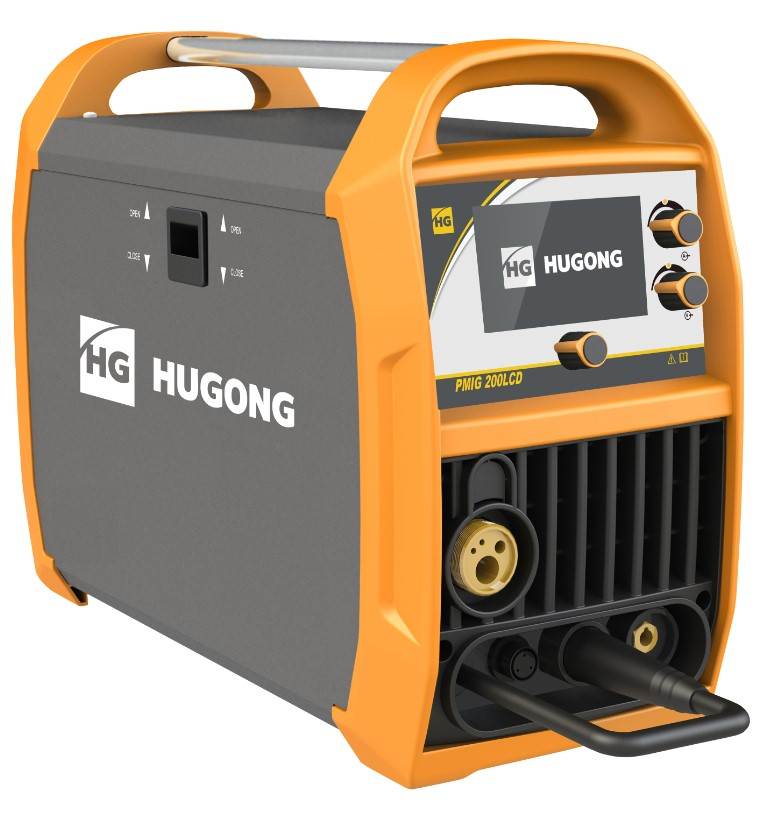 Hugong PMIG200LCD – Synergetisches MIG-Inverterschweißgerät mit Puls & Doppelpuls