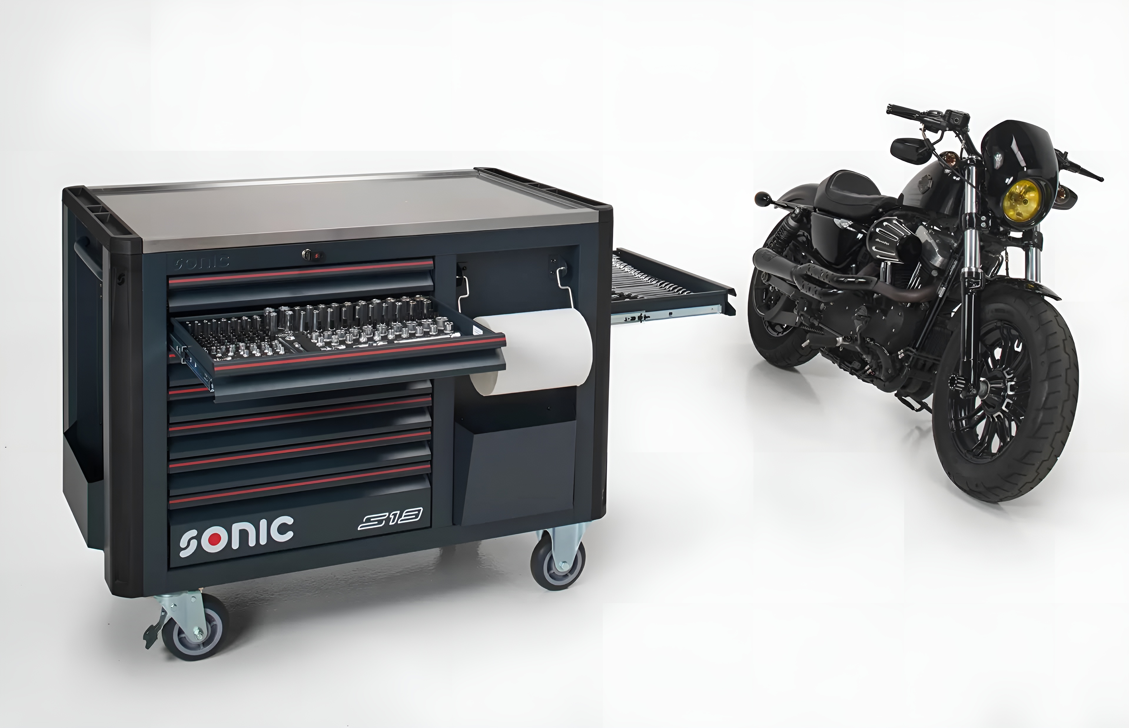 SONIC NEXT S13 Werkstattwagen 540-teilig SONIC NEXT S13 Werkstattwagen 540-teilig