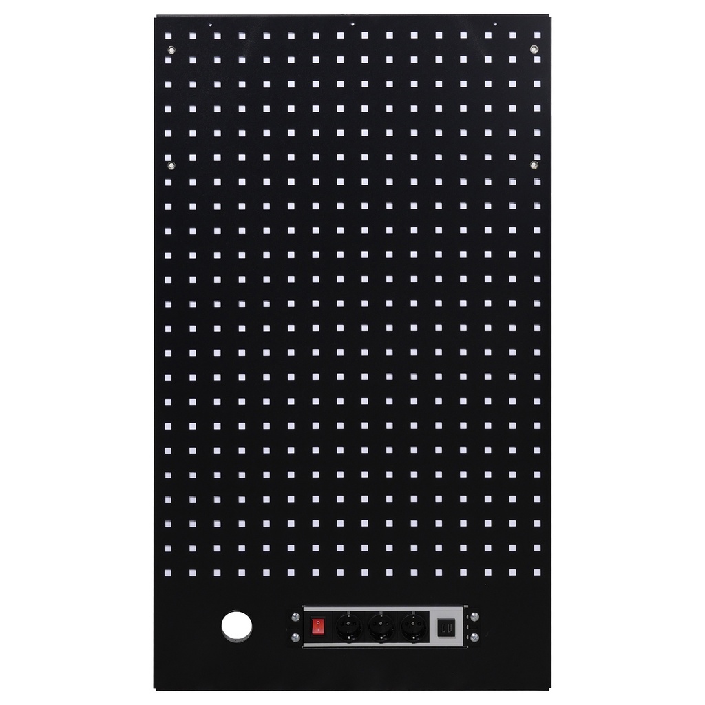Lochwand 615x1052mm GC Steckdosenleiste