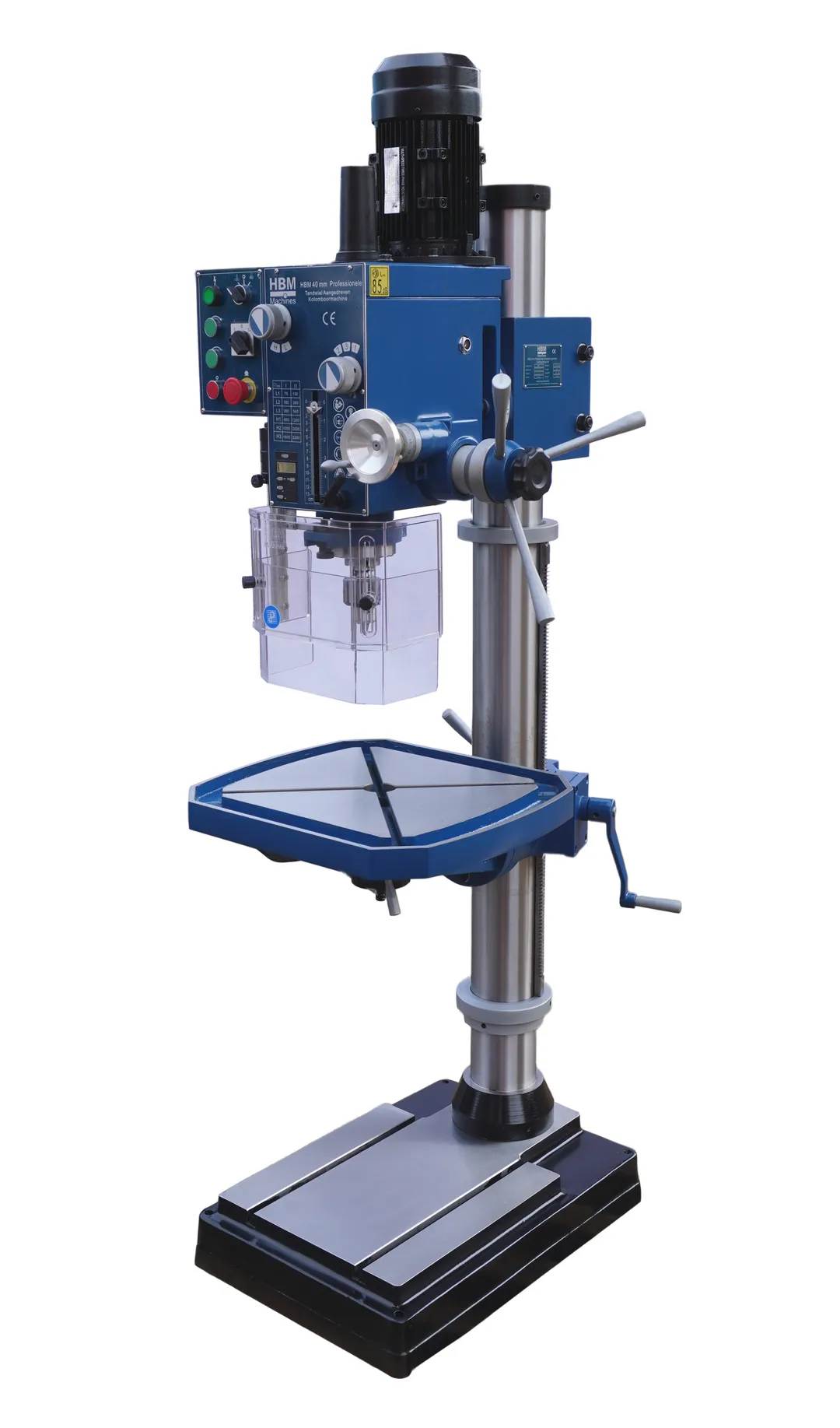 Säulenbohrmaschine 40mm Zahnradantrieb