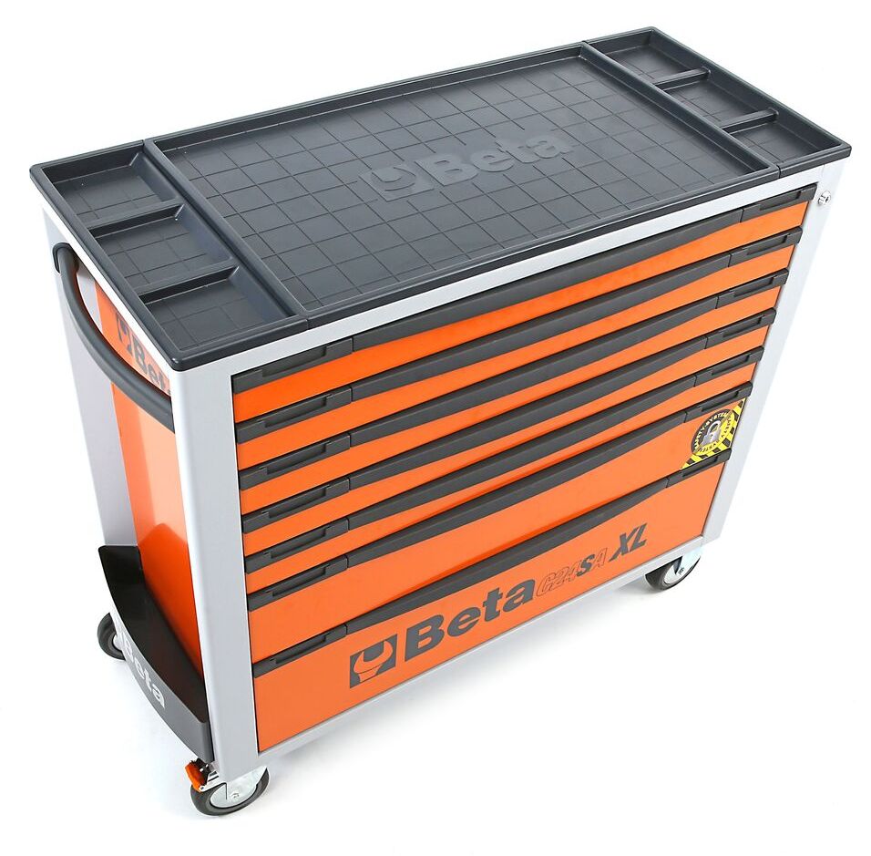 Beta 7 Schubladen XL Werkzeugwagen Orange - C24SA-XL-7/O