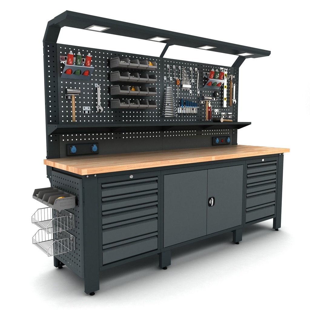 Industrielle Werkbank 2,5 m