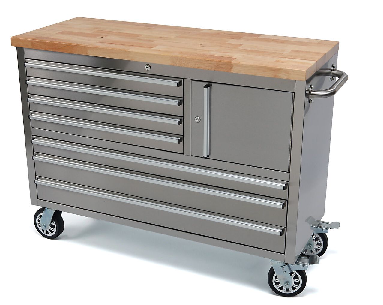 hbm-122-cm-professionele-rvs-gereedschapswagen-werkbank-met-houten-blad_0_nr3293hoVP4rt9KBL0o Werkstattwagen, 122cm RVS Edelstahl