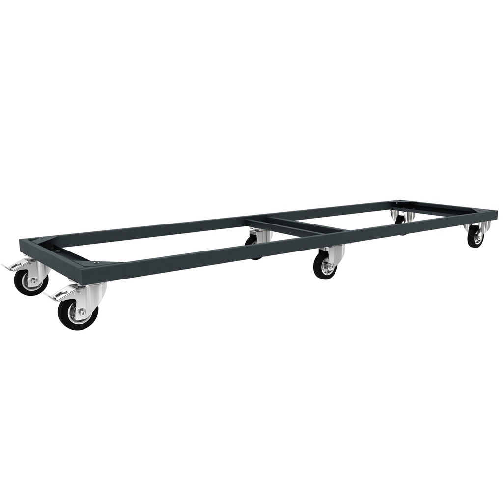Rahmen mit 6 Rädern für dreifache Werkbank 186cm BG