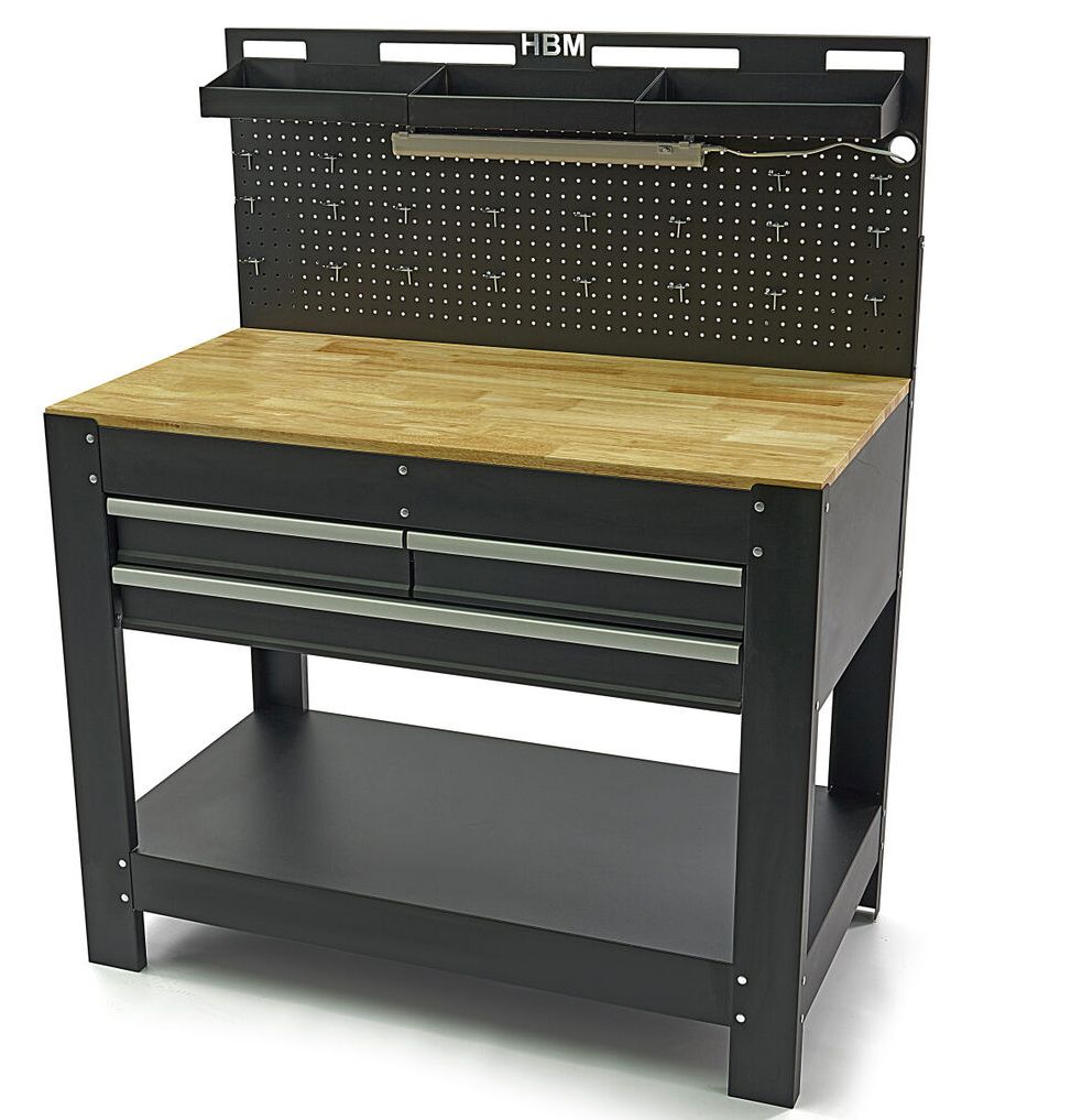 hbm-werkbank-met-3-laden-achterwand-led-verlichting-en-stekkerdoos_0_nr9829 Werkbank mit 3 Schubladen