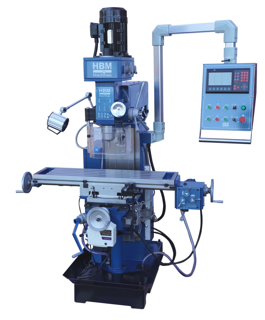 Universal Fräsmaschine mit 3-Achsen LCD Digitalanzeige Universal Fräsmaschine mit 3-Achsen LCD Digitalanzeige