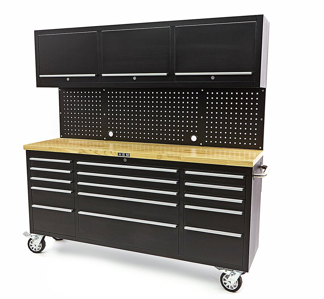 hbm-182-cm-werkbank-met-kastenwand-en-houten-blad-zwart_6_nr8493ykXKn52m1k00E