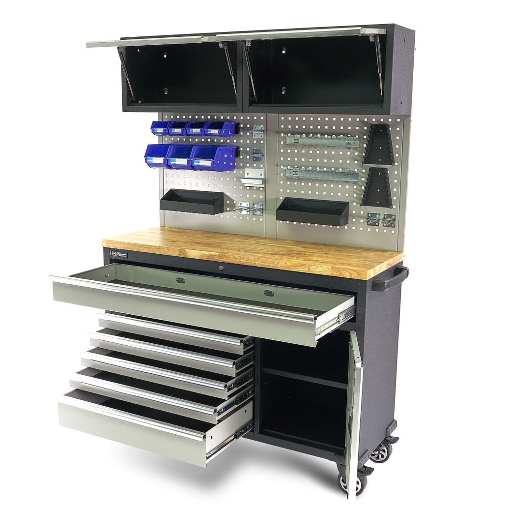 hbm-135-cm-professionele-verrijdbare-werkbank-met-kastenwand-en-accesoires_4_nr10147