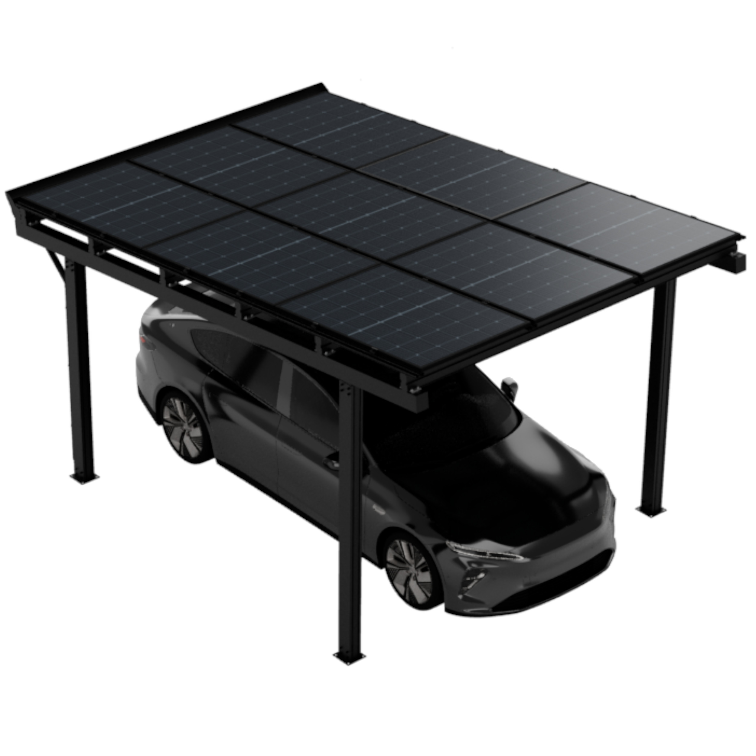 Photovoltaik Carport Luxo mit 9 Modulen