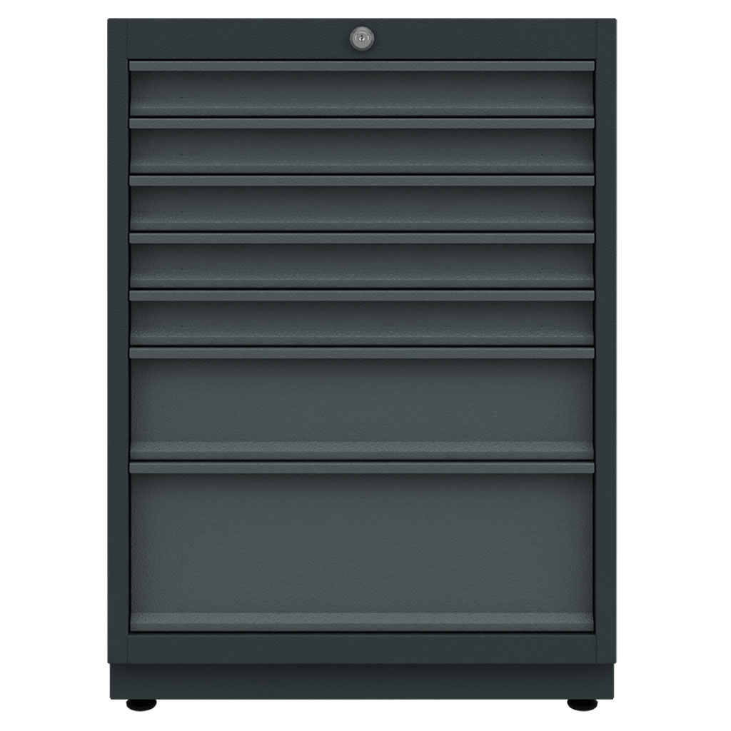 Unterschrank 7 Schubladen 620x530x858,3mm BG