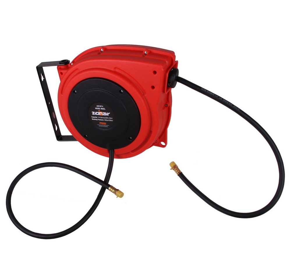 Schlauchaufroller Druckluft 1/4" 10 Meter