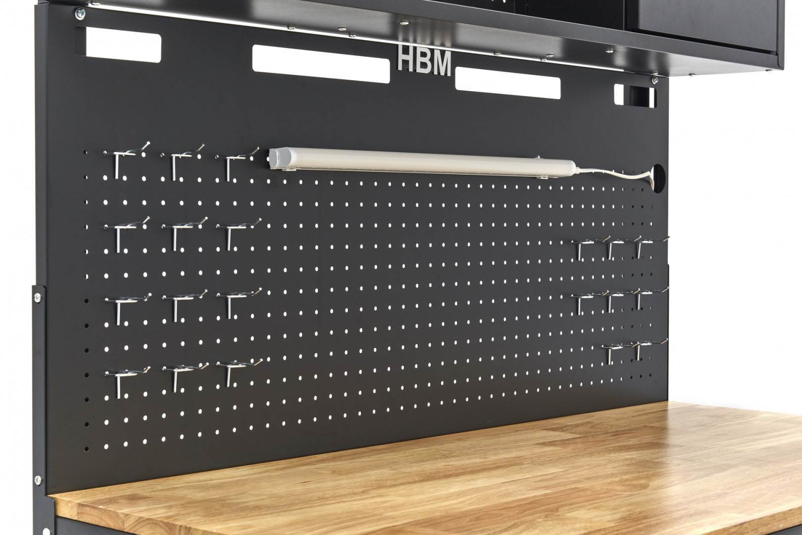 hbm-115-cm-werkbank-met-houten-werkblad-achterwand-met-kastenwand-led-verlichting-stekkerdoos-e_14_nr10325