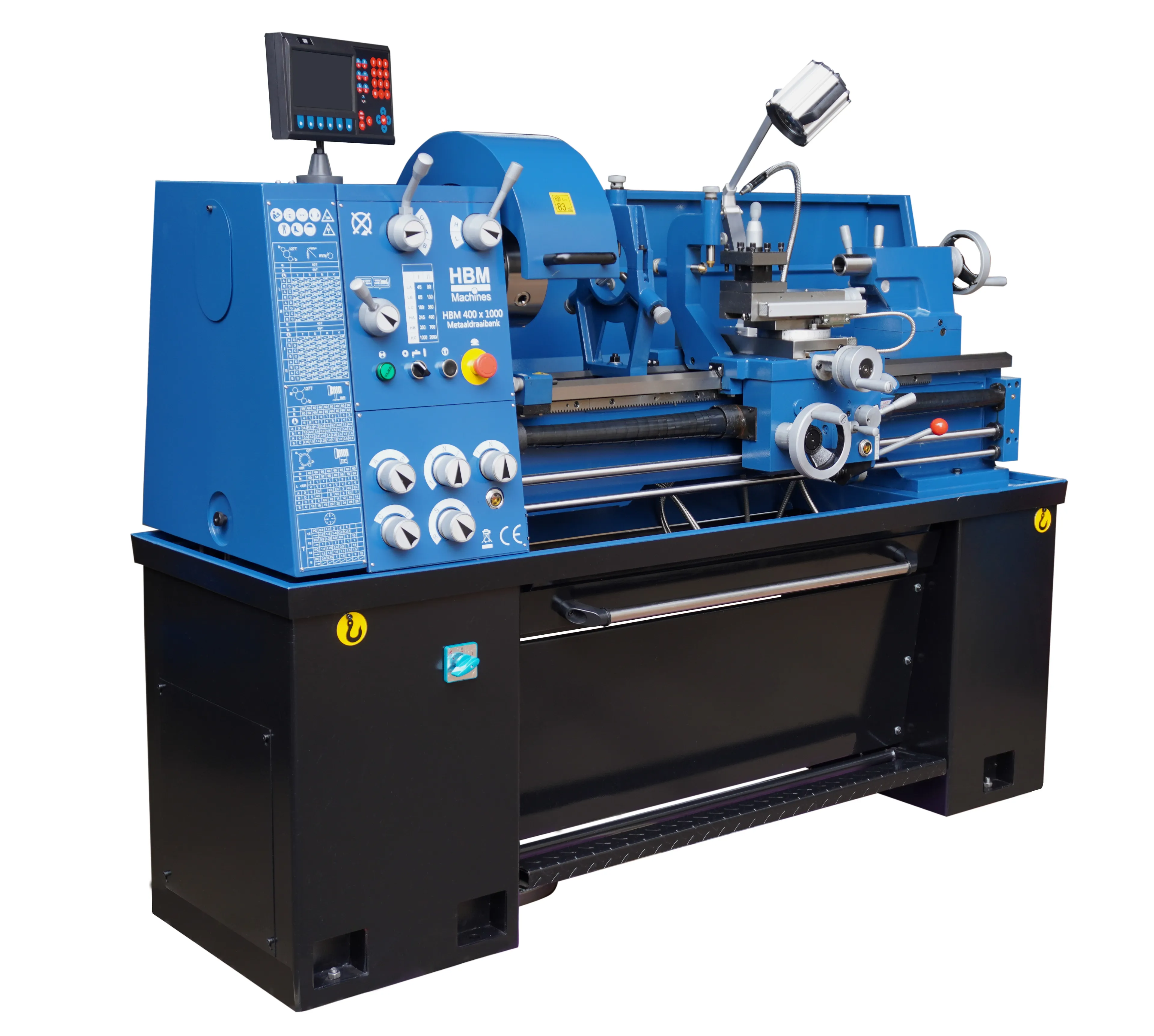 Metalldrehmaschine 400x1000mm Ø52mm LCD