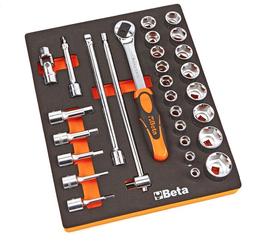 M82 - 29 teiliges 1/2 Doppenset Inlay Foam