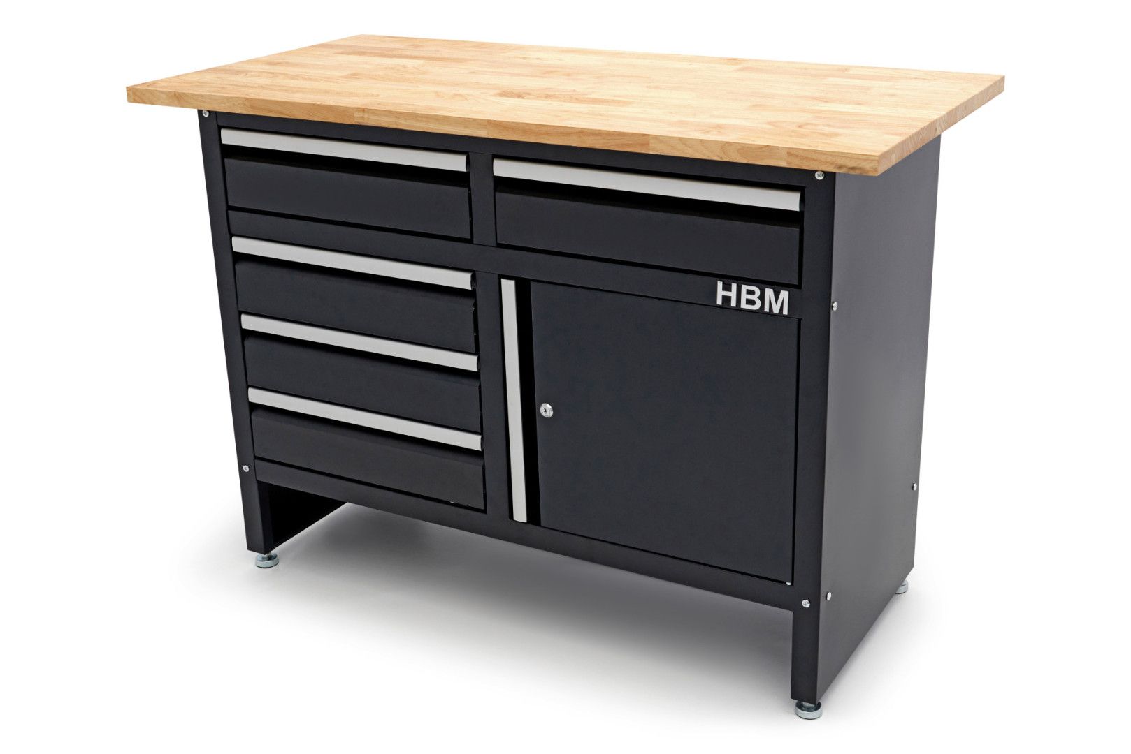 hbm-120-cm-werkbank-met-5-laden-1-deur-en-massief-houten-werkblad_2_nr10912LCgAb27n5TOnx