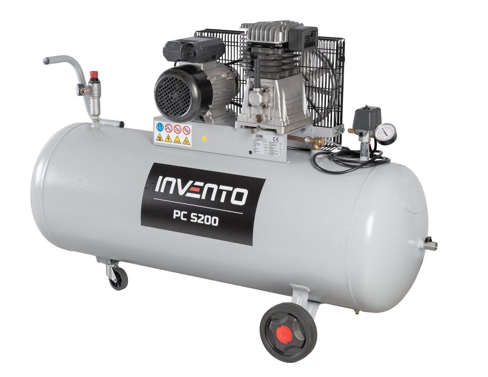 Kompressor INVENTO PC S200, 200 Liter, 320 l/min, 10bar, 230V, 2,2 kW