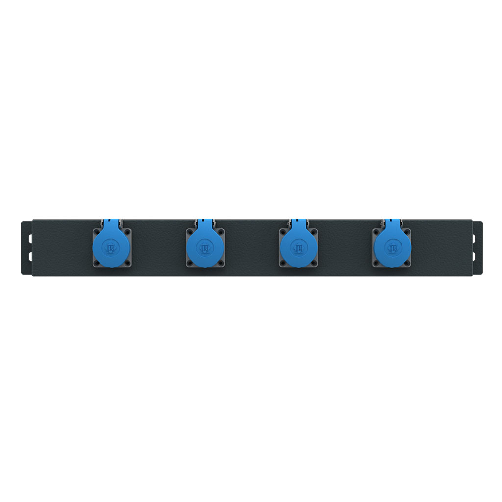 Steckdosenleiste 4x230V 618x74x40mm BG