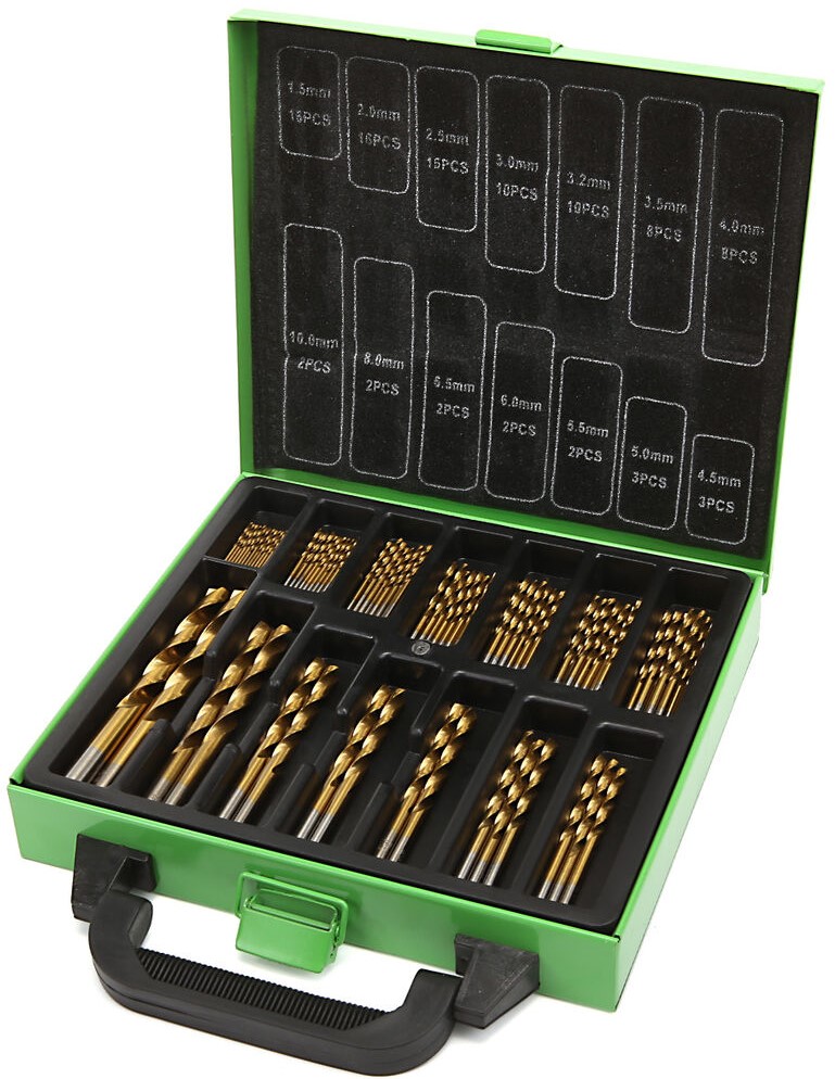 Bohrer HSS TiN 1,5-10mm - 99tlg Set