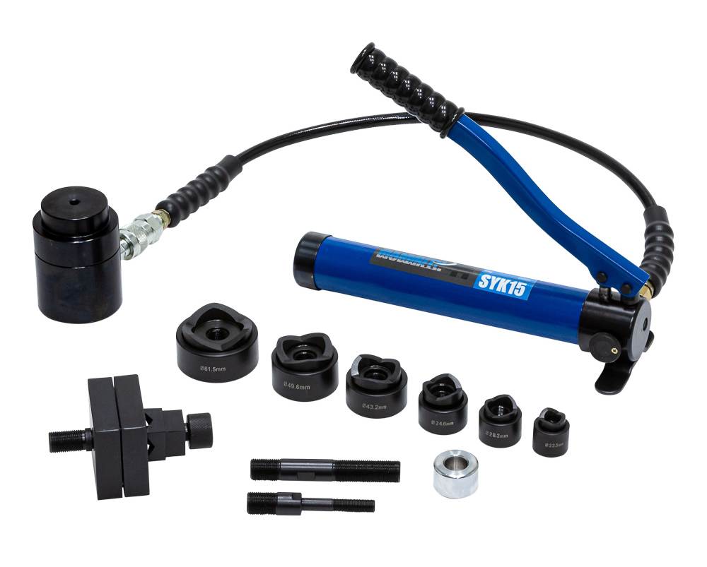 SYK15-Lochstanze-mit-Handpumpe Hydraulische Lochstanze mit Handpumpe