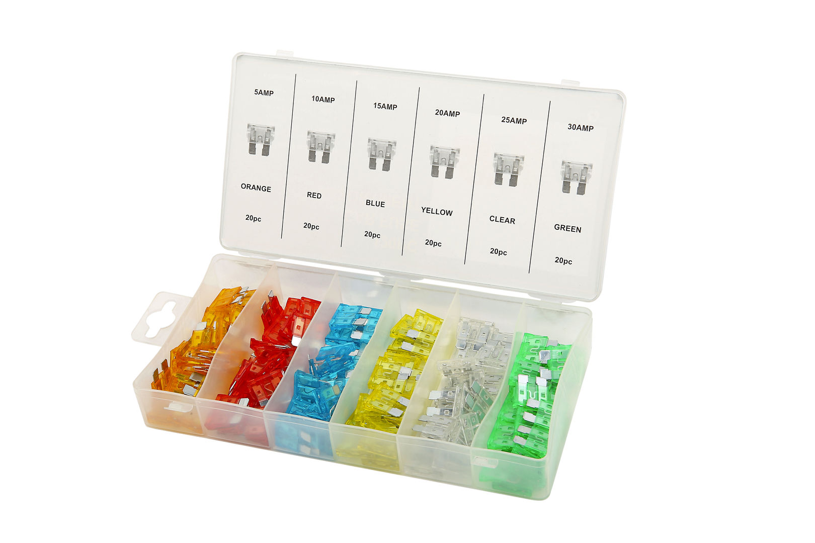 hbm-120-delig-mini-zekeringen-assortiment_0Ve6scd1RV08XP Auto-Sicherungssortiment 120tlg.