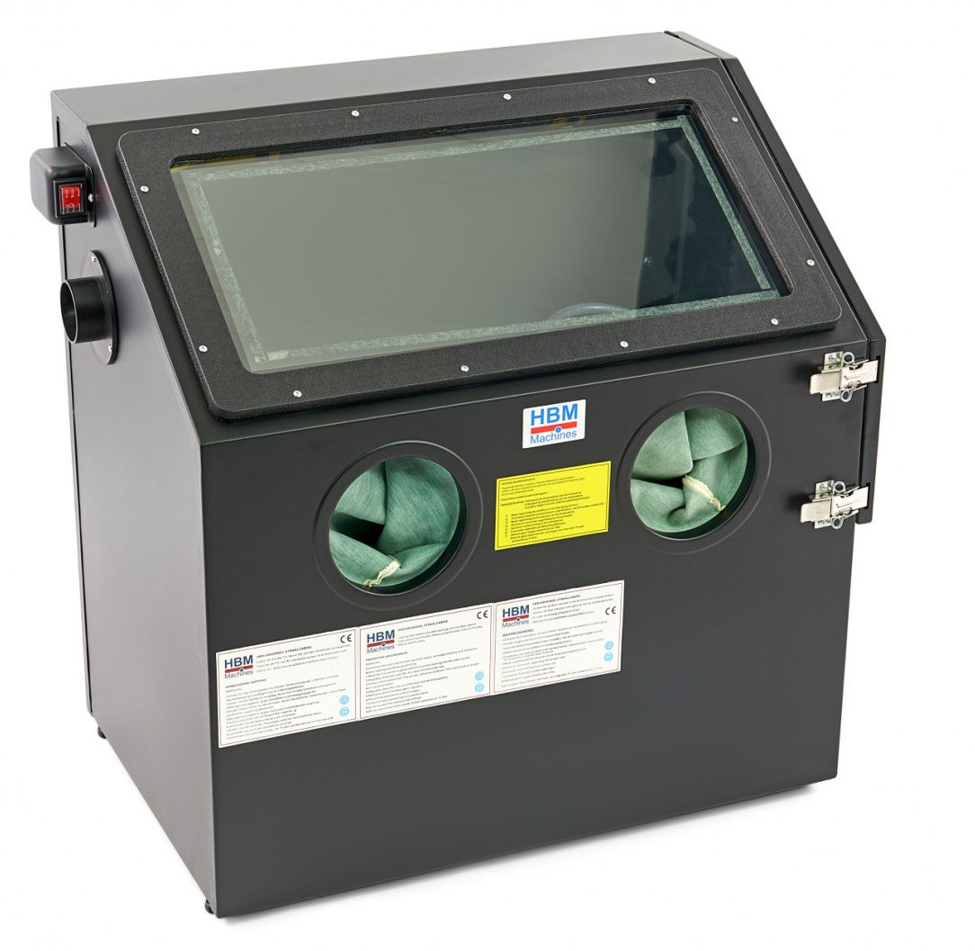 hbm-sbc-110-straalcabine-zwart_1_nr94351XITTTlCa92rc Sandstrahlkabine SBC 110 schwarz mit viel Zubehör