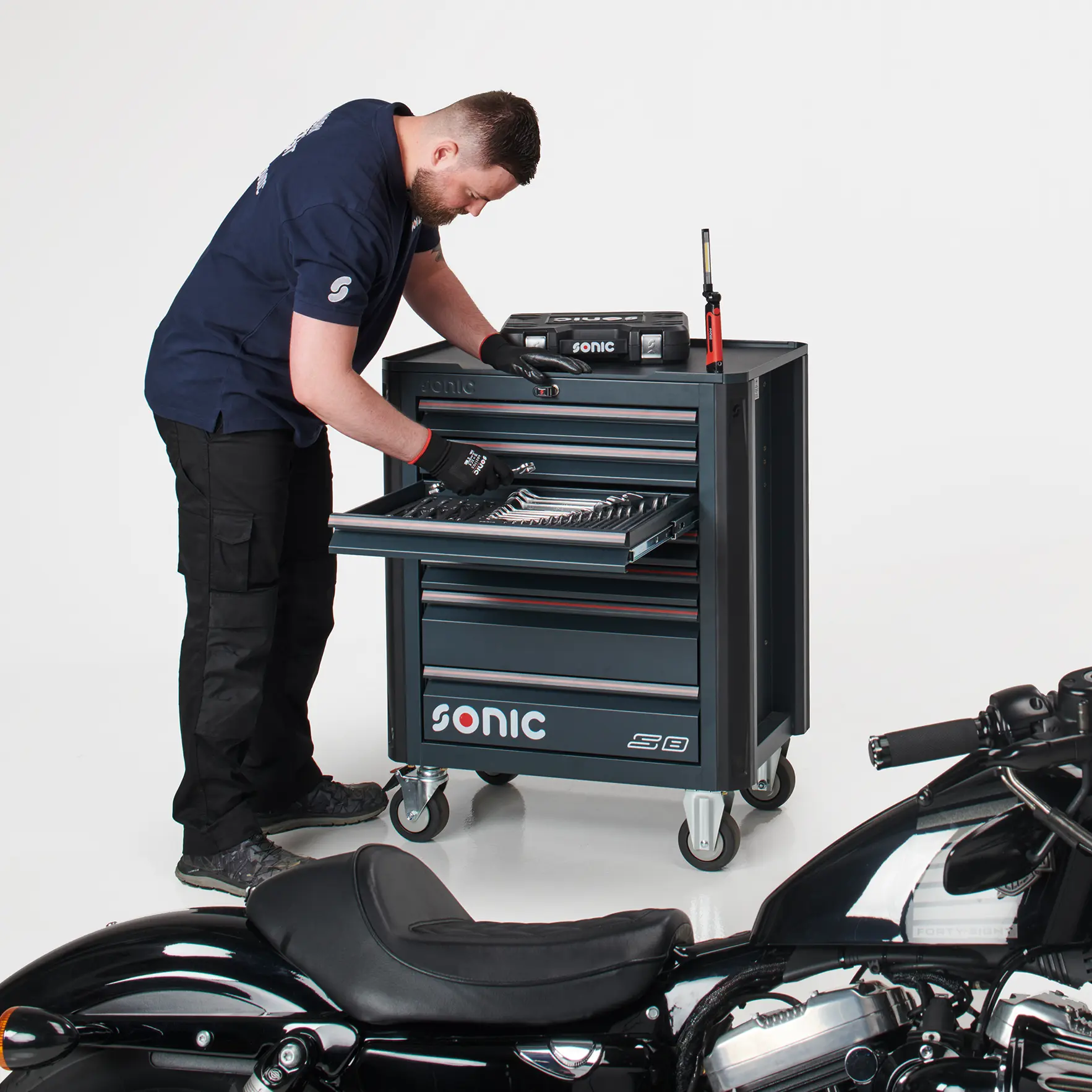 Sonic NEXT S8 Werkstattwagen 197-tlg.