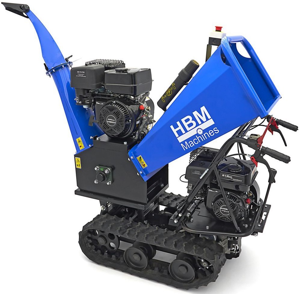 hbm-professionele-4-takt-15-pk-420-cc-benzine-hakselaar-houtversnipperaar-op-rupsbanden_0_nr10897WcCWYKUvoVTzk Holzhackmaschine Häcksler 15PS Benzin