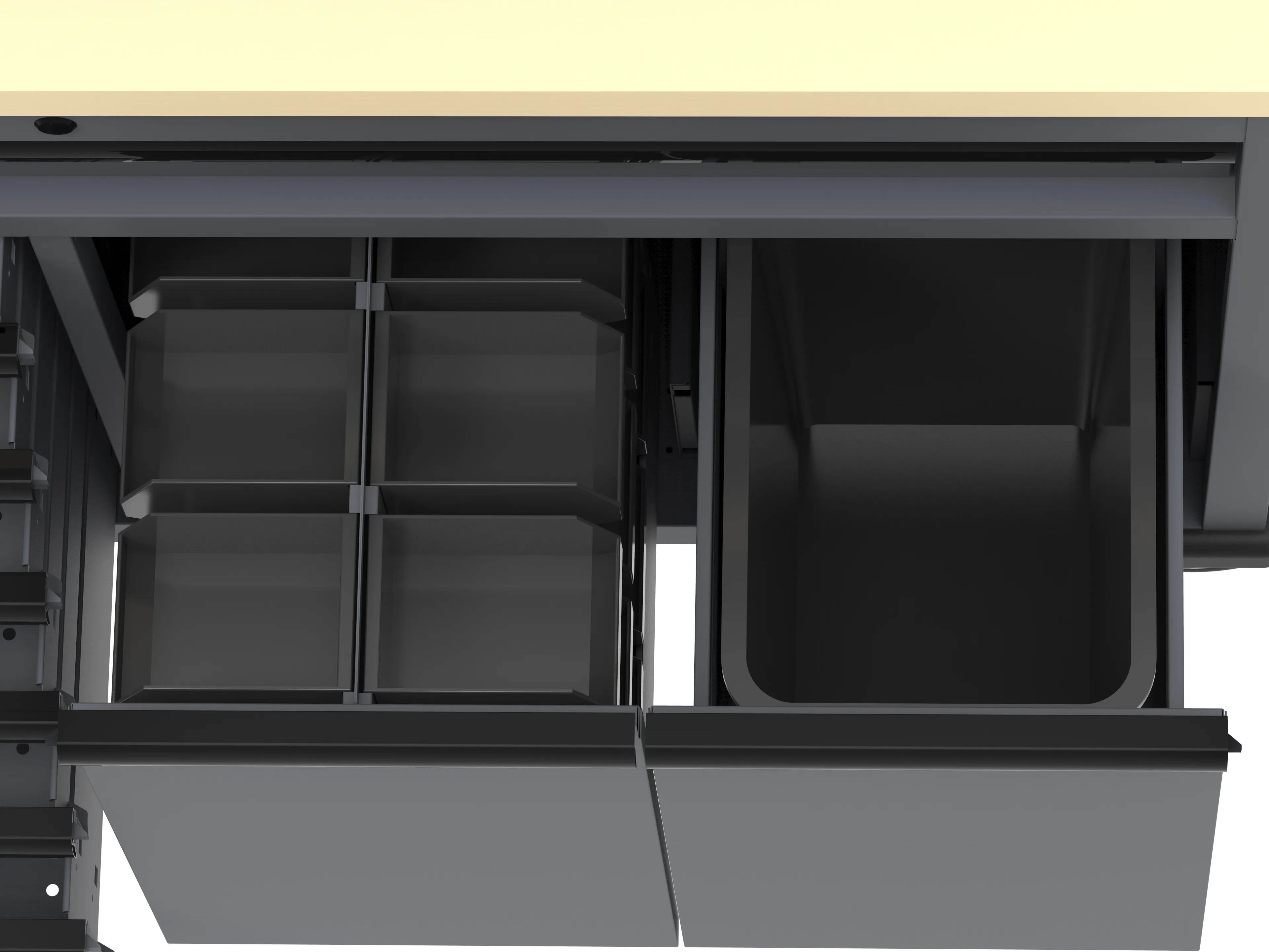 Fahrbare Werkbank 136 cm - grau Fahrbare Werkbank 136 cm - grau