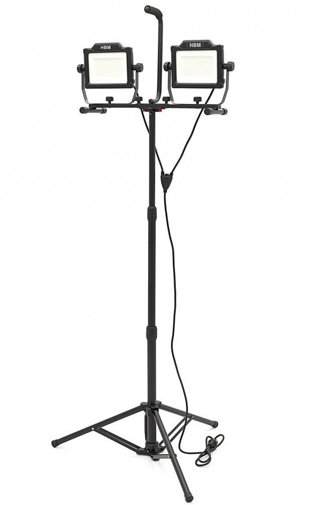 hbm-professionele-dubbele-led-bouwlamp-2-x-100-watt-2-x-10000-lumen-met-statief_0_nr10595rhcNm2WZnHHdZ LED Bauleuchte Baulampe 2 x 10.000 Lumen