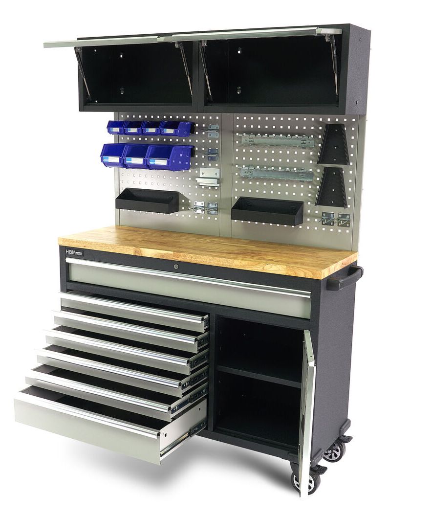 hbm-135-cm-professionele-verrijdbare-werkbank-met-kastenwand-en-accesoires_3_nr10147