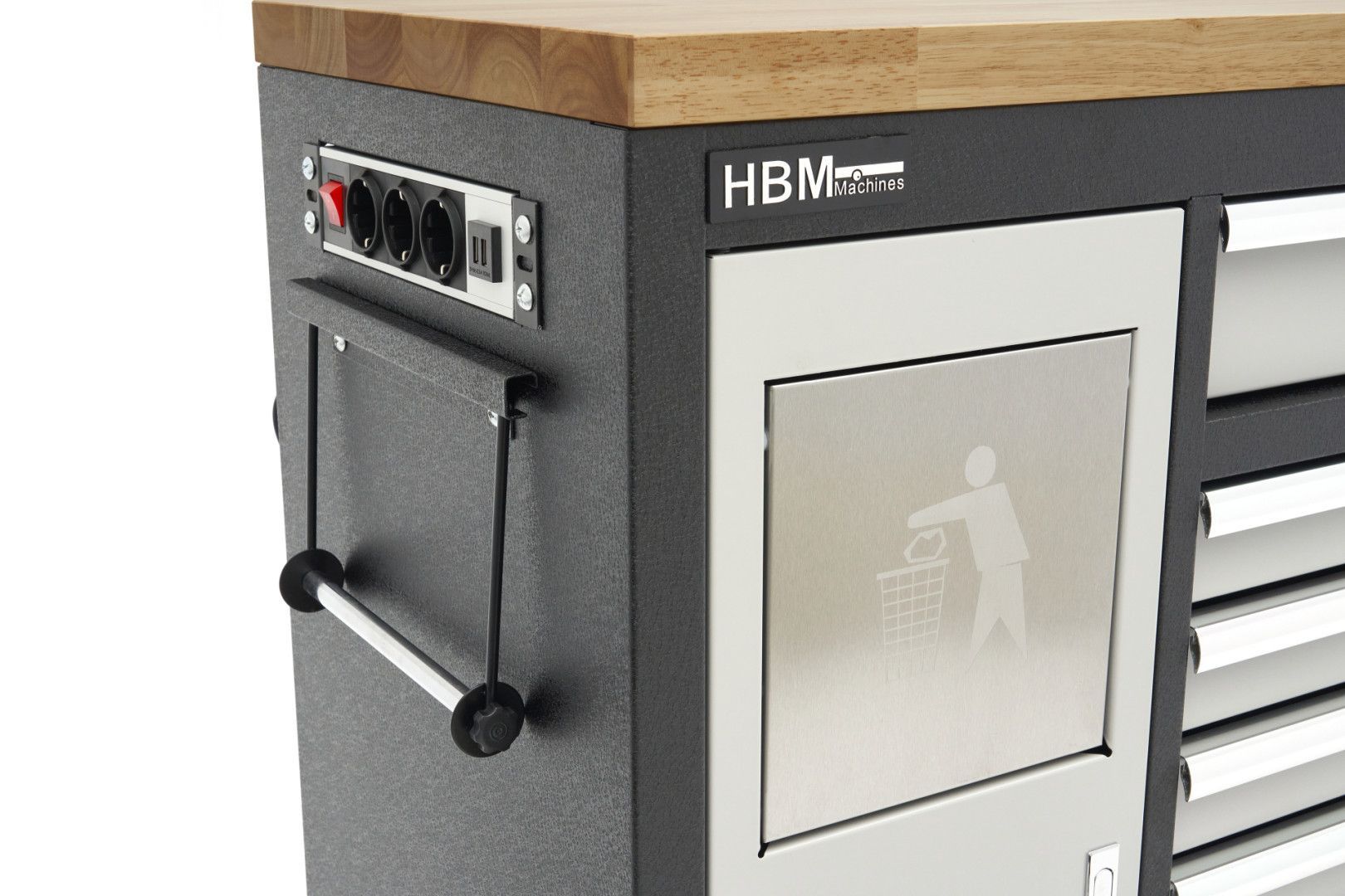 hbm-168-cm-professionele-verrijdbare-gereedschapswagen-werkbank-met-massief-houten-werkblad_13_nrH130176
