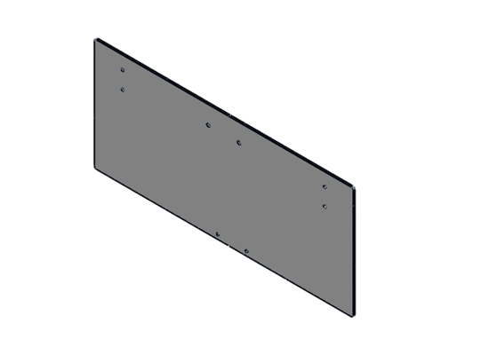 Aufnahmeplatten für Anbaugeräte – Universal (grundiert)