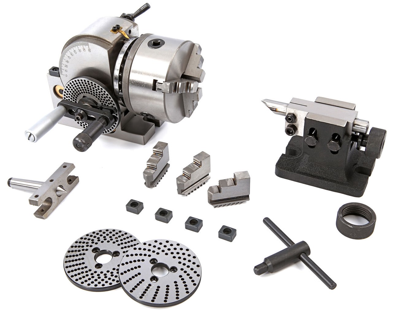 hbm-bs-0-verdeelapparaat-set-met-125-mm-3-klauwplaat_0_nr4675 Teilapparat BS-0 mit Dreibackenfutter