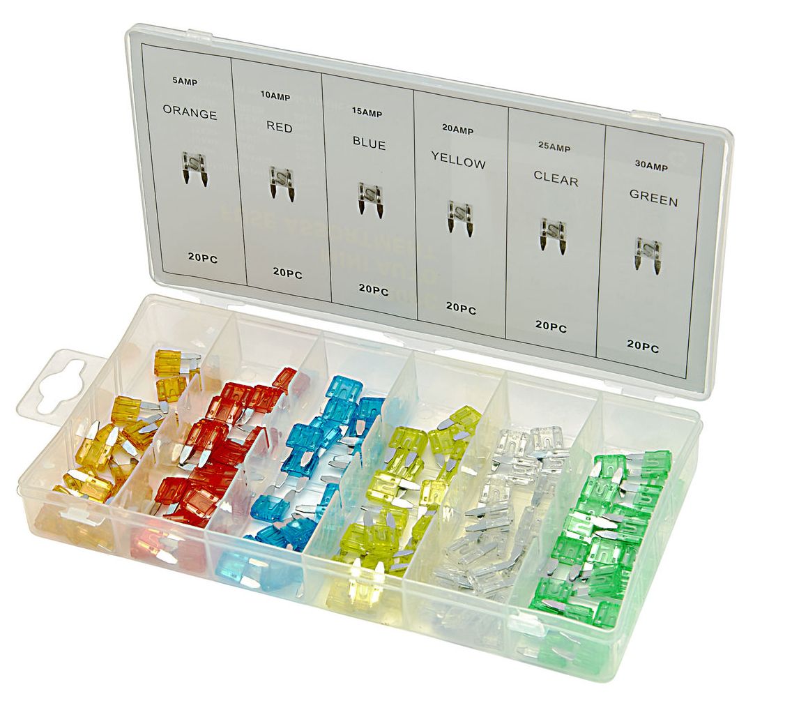 MINI Auto-Sicherungssortiments 120tlg.
