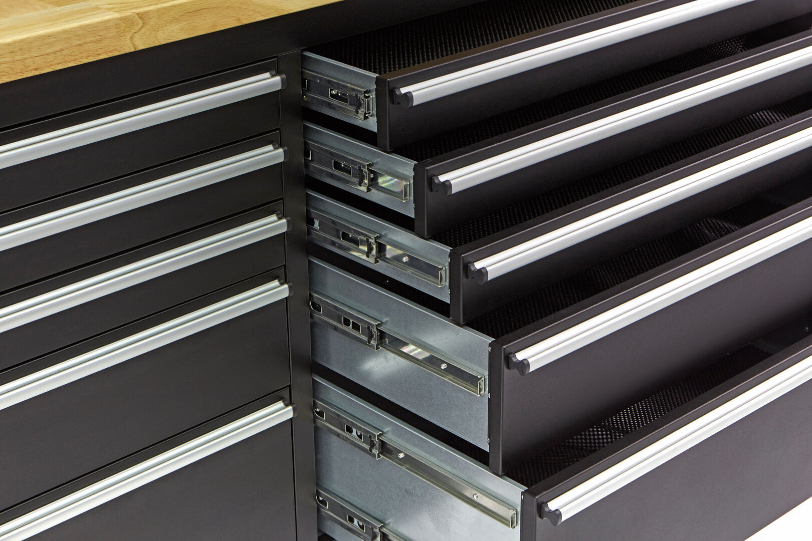 hbm-182-cm-werkbank-met-kastenwand-en-houten-blad-zwart_8_nr8493