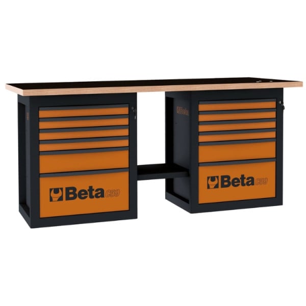 Beta Werkbank mit 2 Kommoden mit 6 Schubladen
