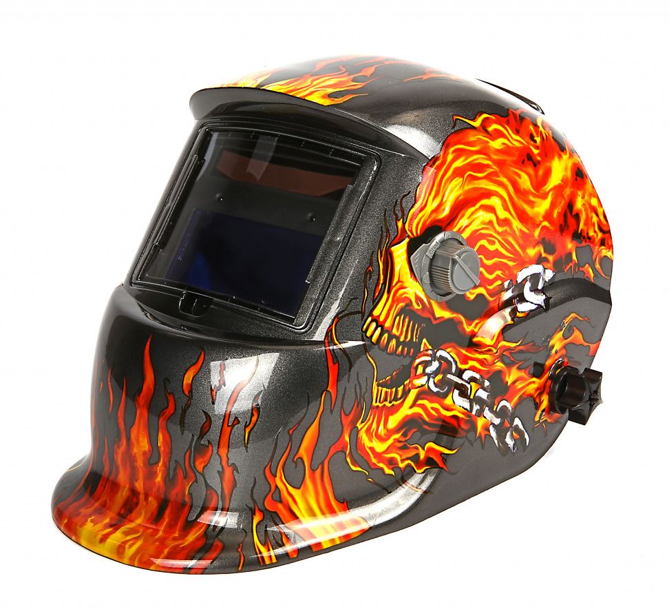 hbm-automatische-lashelm-model-7-doodshoofd_0_nr3634 Automatischer Schweißhelm "Flammen Schädel"