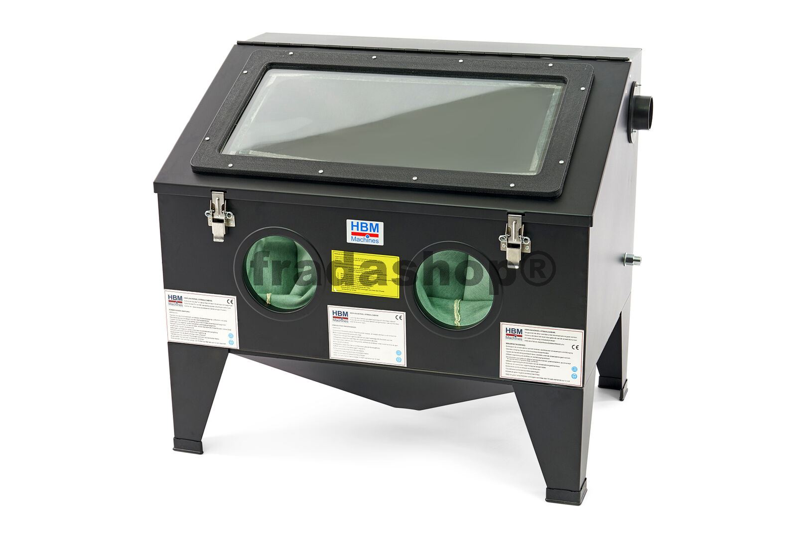 hbm-sbc-190-straalcabine-voorlader-met-gasveren_0_nr9453 Sandstrahlkabine SBC 190 mit Zubehör