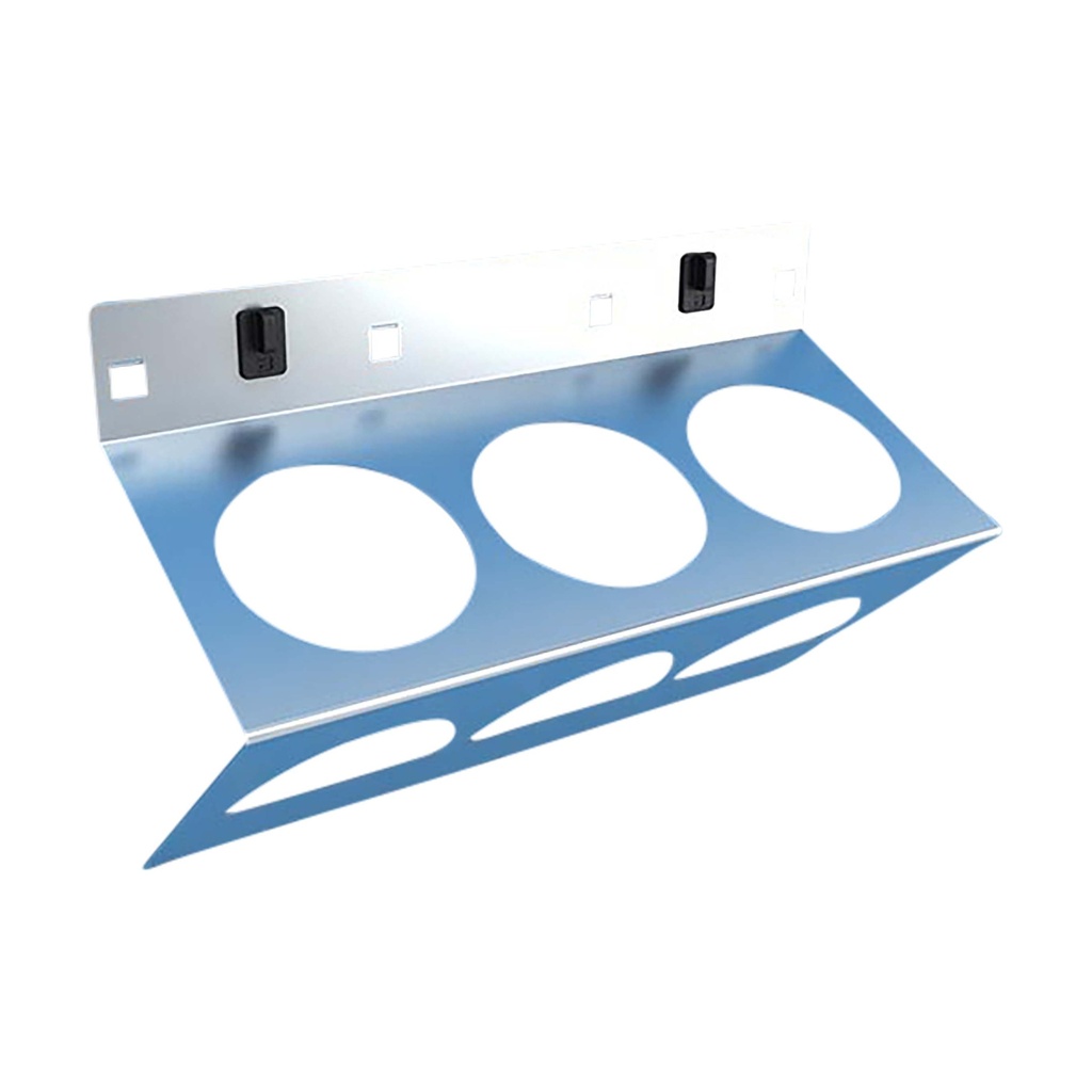 Halter für 3 Spraydosen BG Lochwand