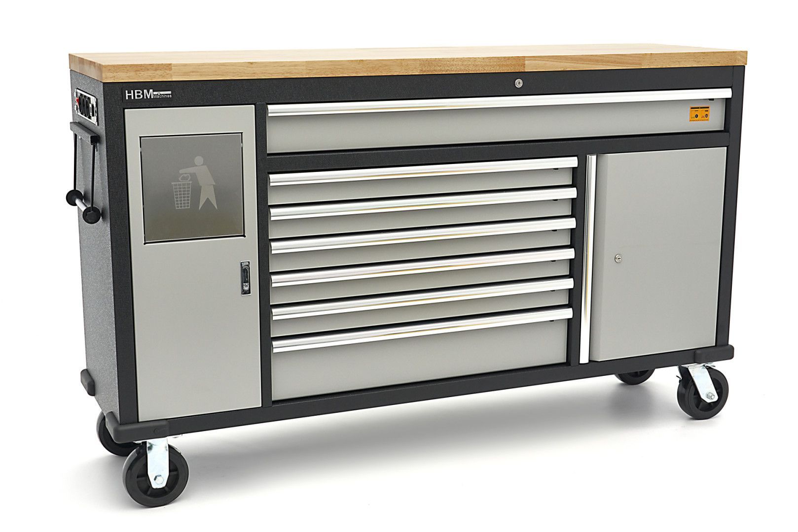 hbm-168-cm-professionele-verrijdbare-gereedschapswagen-werkbank-met-massief-houten-werkblad_0_nrH130176