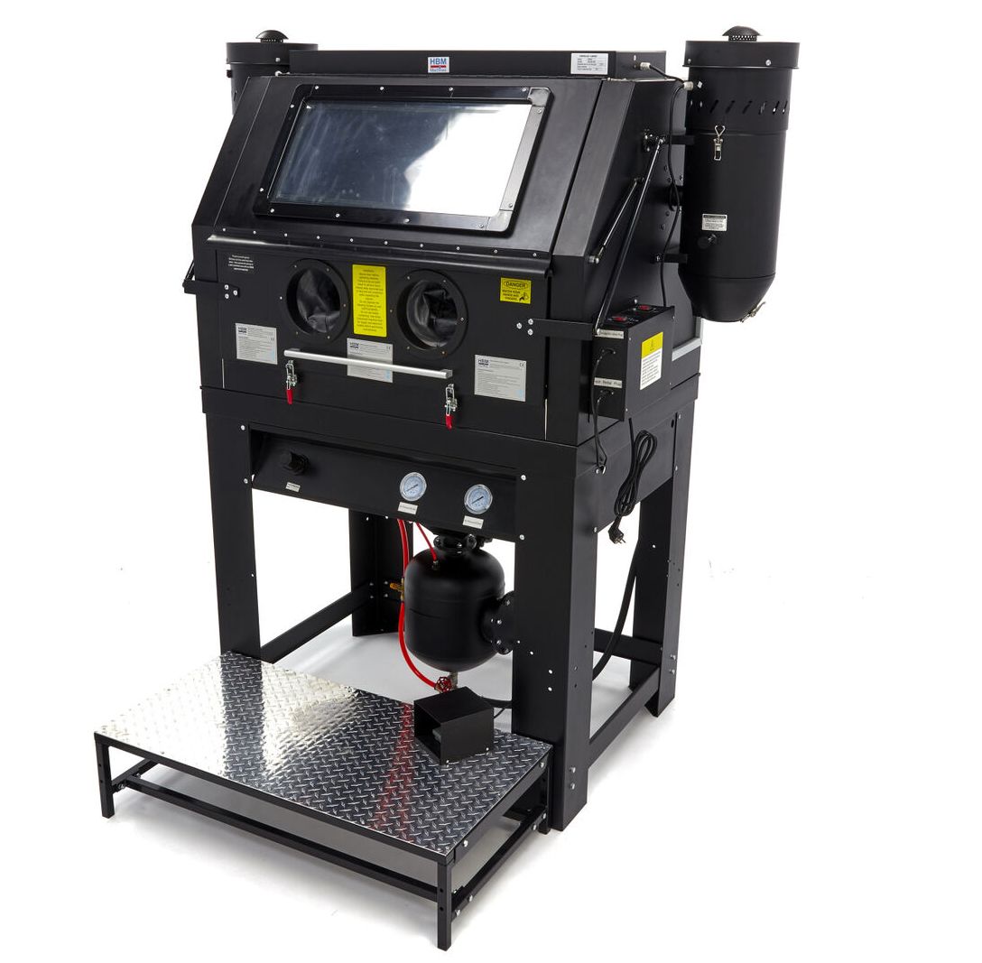 hbm-sbc-990-hoge-druk-straalcabine-met-2-afzuigers_0_nr9885 Druckstrahlkabine, Hochdruckstrahlkabine, Sandstrahlkabine, Sandstrahlen SBC 990 mit 2 Absaugungen