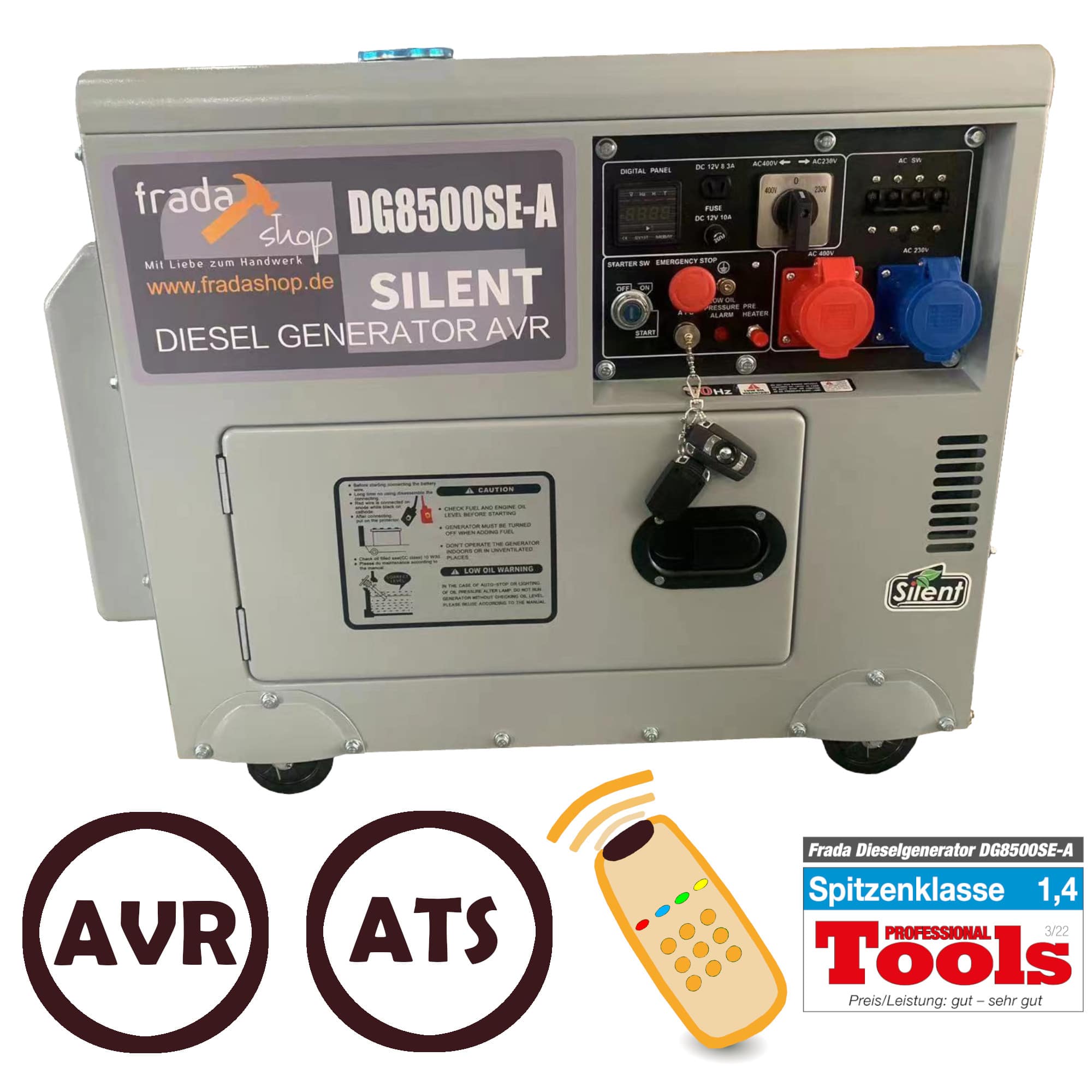 Diesel Stromgenerator AVR 4400W Notstromaggregat