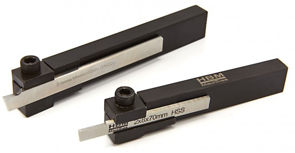 Abstechhalter mit HSS Messer 10mm/16mm/18mm