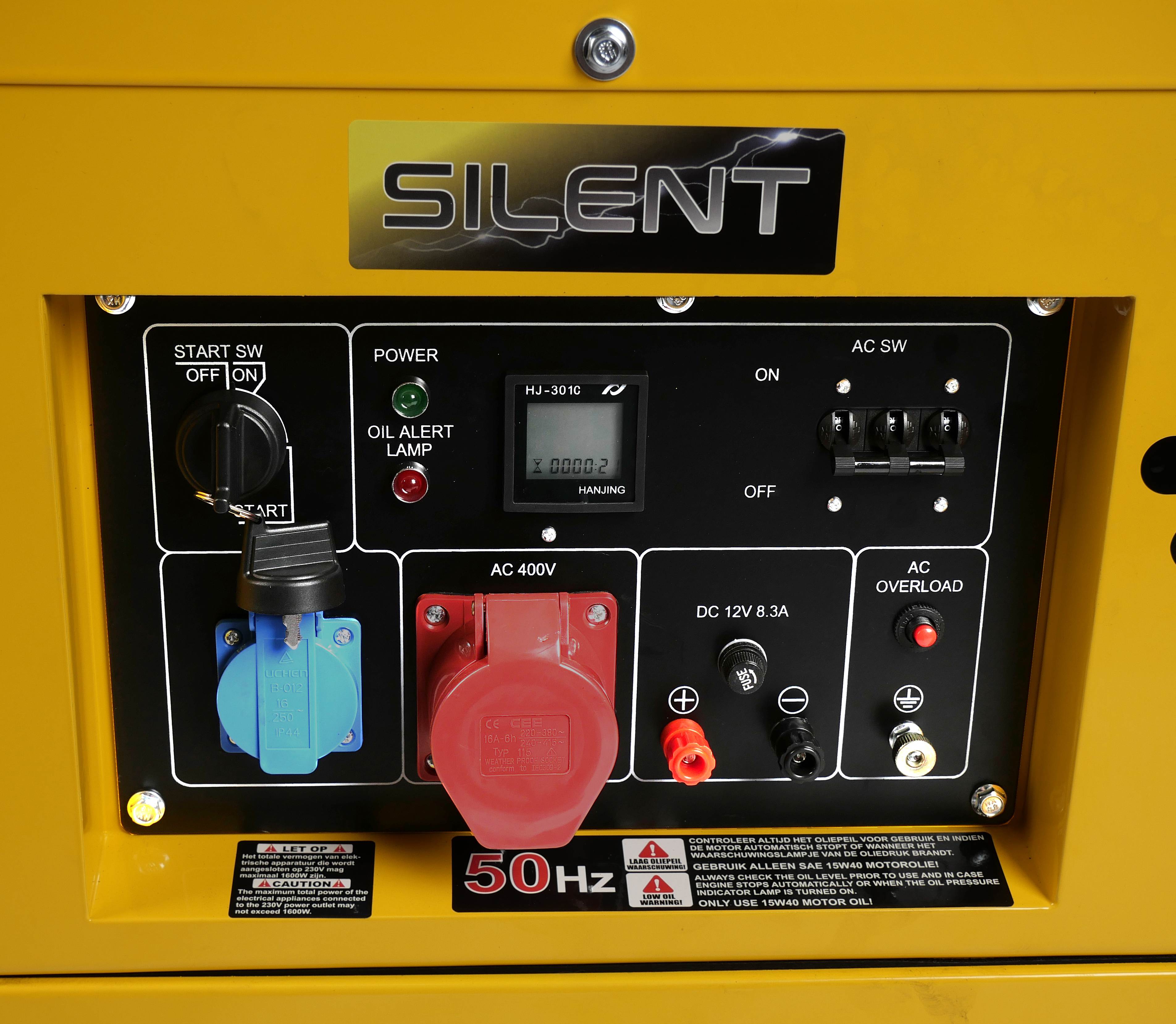 Silent Stromerzeuger Diesel 6kVA 230/400V Notstromaggregat