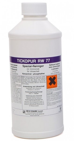 Ultraschall Reinigungsmittel "Tickopur RW 77"